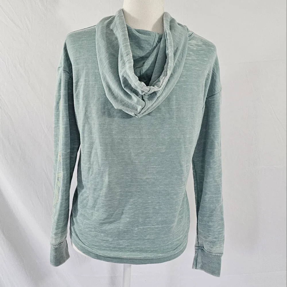 Smokey The Bear Faded Sea Foam Teal Graphic Hoodie - Picture 4 of 5